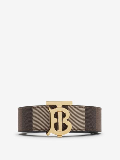 Burberry Reversible Monogram Motif Check Belt