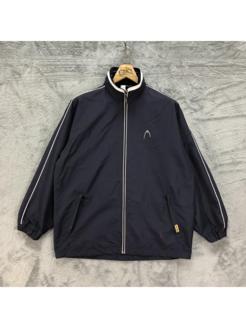 Other Designers Sportswear - HEAD Back Big Logo Oversized Hooded Jacket #4587-160