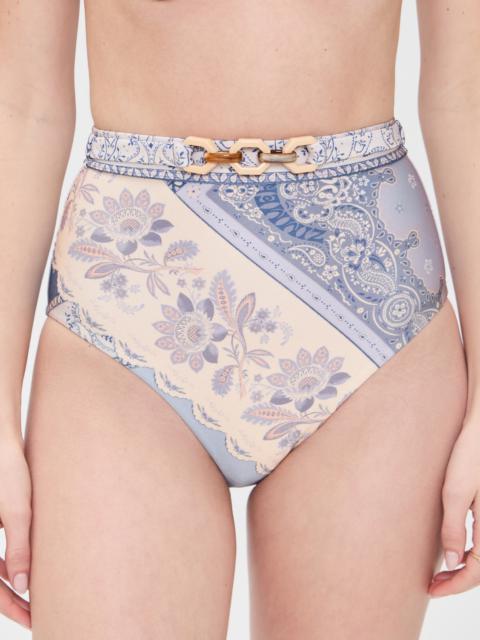 Zimmermann Lucky High Waist Bikini Bottoms