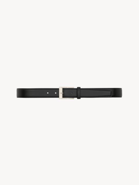 SAINT LAURENT RECTANGULAR BUCKLE BELT IN SMOOTH LEATHER
