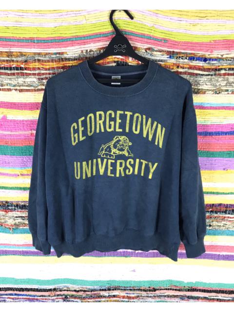 Other Designers American College - Georgetown University US College Printed Big Logo Sweatshirt