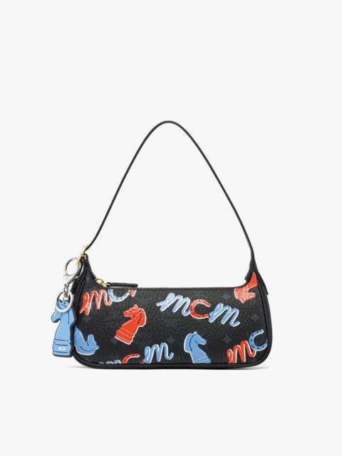 MCM Year of the Horse Aren Shoulder Bag in Visetos