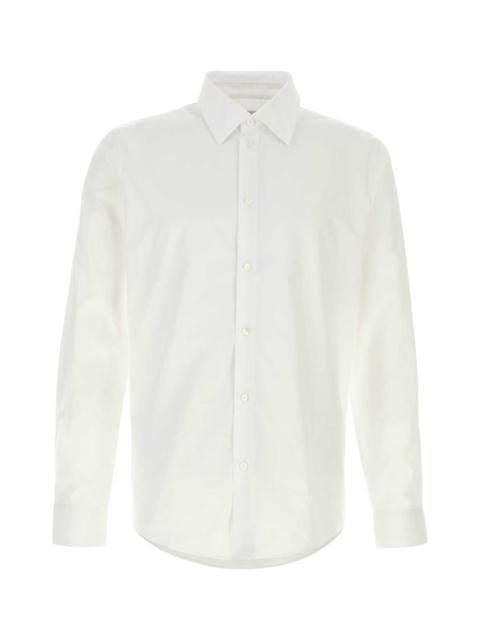 Burberry Burberry Men White Poplin Shirt