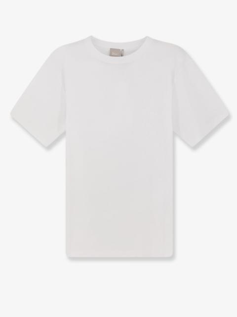 Dior Dior Cotton T-Shirt With Embroidered Logo