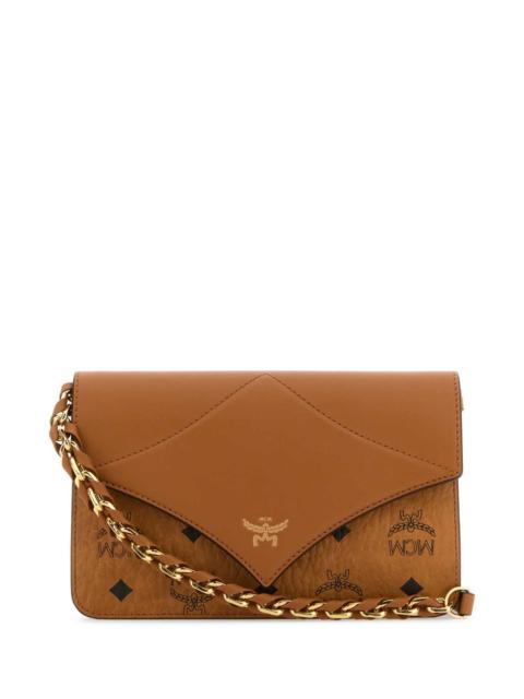 MCM Mcm Women Printed Canvas Diamond Crossbody Bag