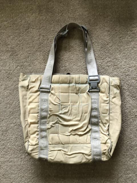 Other Designers Chanel - 1990s Chanel Sport CC Logo Quilted Tote Bag