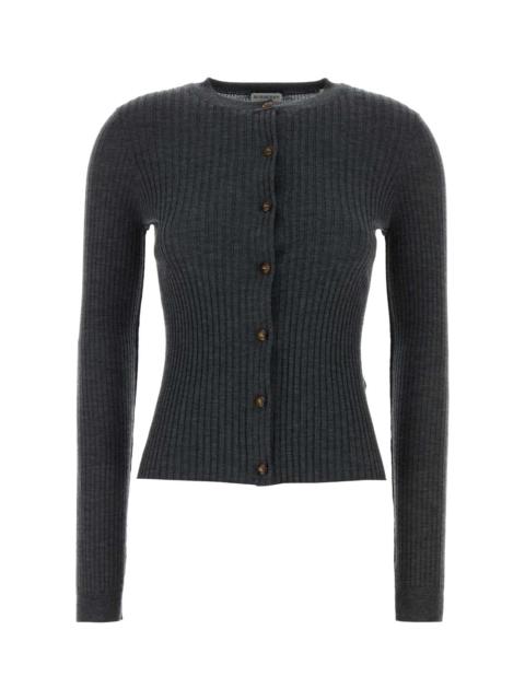 Burberry Burberry Women Dark Grey Cashmere Cardigan