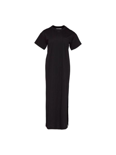 sacai S Cotton Jersey Dress