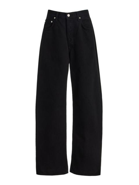 Citizens of Humanity Ayla Rigid Natural-Rise Baggy Jeans black