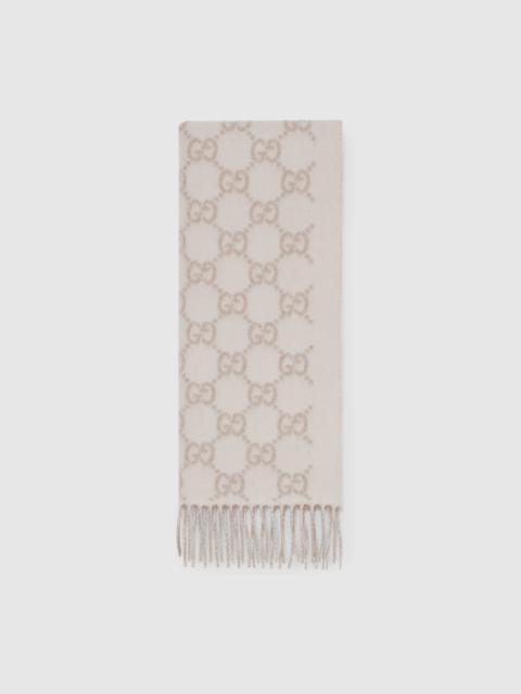 GUCCI GG cashmere shawl