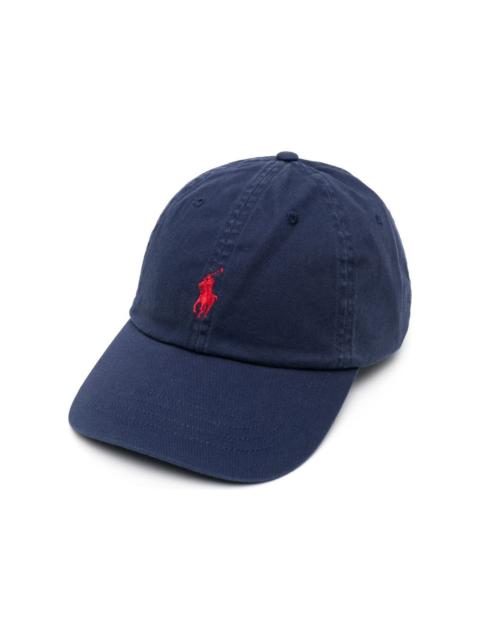 Night Blue Baseball Hat With Red Pony