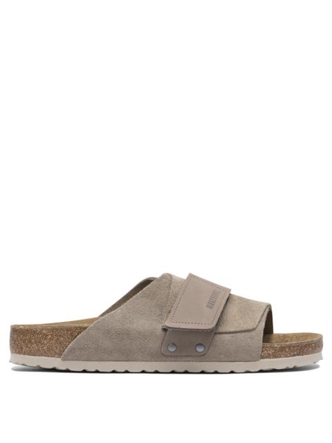 BIRKENSTOCK Birkenstock Kyoto Slide Brown Suede Men Sandals