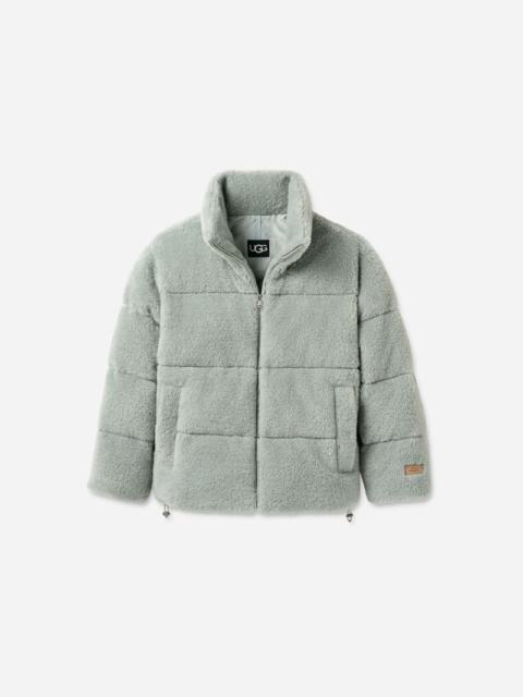 UGG ® Women's Emmalyn ®fluff Puffer Jacket Fleece in Sidewalk