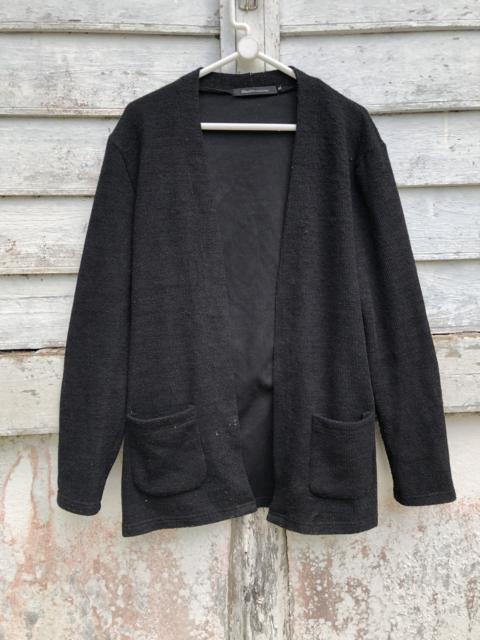 Other Designers BLACK BY VANQUISH NONE BUTTON CARDIGAN