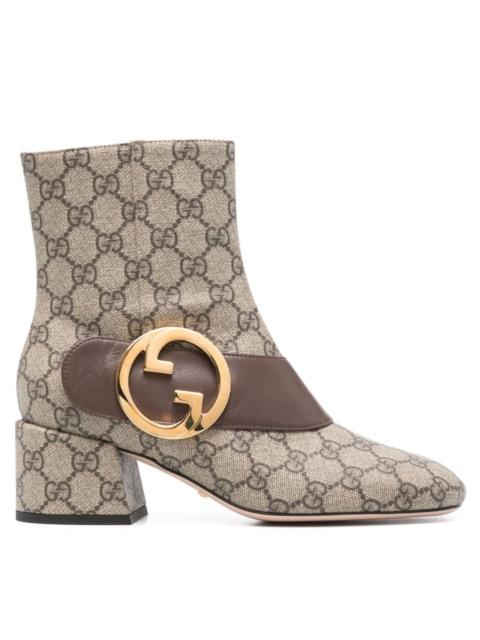 GUCCI Blondie GG Supreme Ankle Boots
