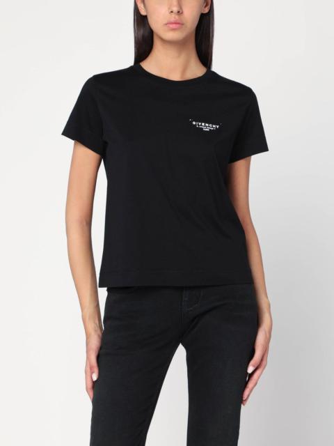 Givenchy Black cotton T-shirt with logo