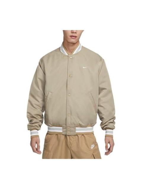Nike Nike Sportswear Authentics Dugout Jacket 'Khaki White' DX0659-247