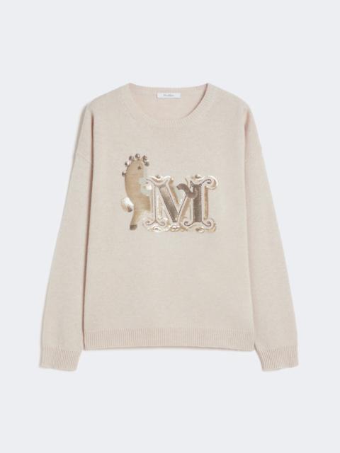 Max Mara Oversized wool and cashmere sweater - ALBINO
