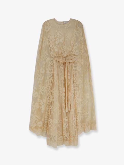 Zimmermann Zimmermann Valiant Lace Caped Maxi Dress