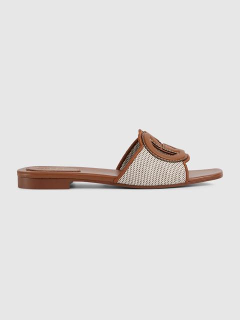 GUCCI Gucci Interlocking G Slide Sandals