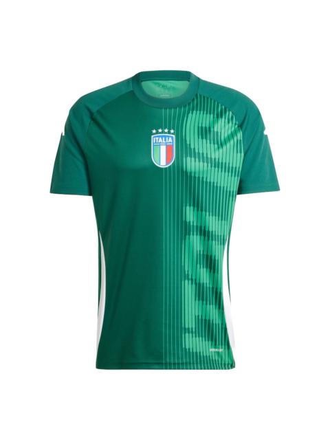 adidas adidas Italy Pre-Match Football Jersey Asia Sizing 'Green' IW7950