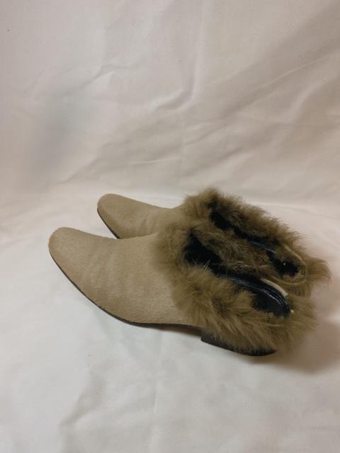 Yohji Yamamoto Yohji Yamamoto Fuzzy Slippers