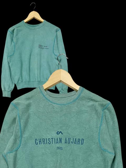 Other Designers Vintage - VTG CHRISTIAN AUJARD PARIS RIVERSIBLE CROPPED SWEATSHIRT