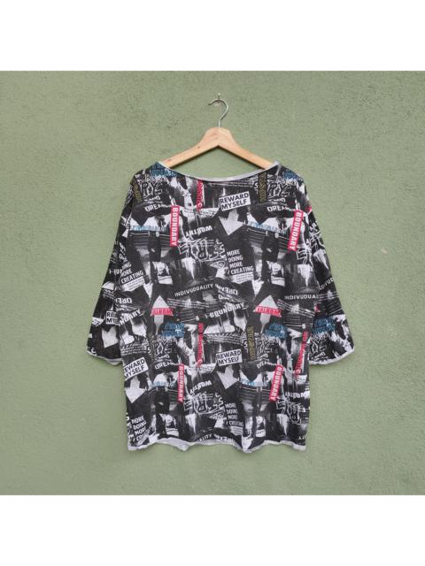 Other Designers Print All Over Me - Browny Vintage Full Print Shirt