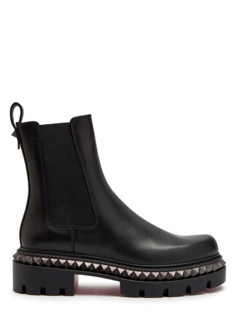 Christian Louboutin Christian Louboutin Emilia Pyraclou Embellished Leather Chelsea Boots