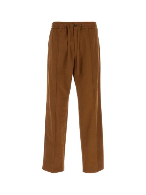 Valentino Valentino Garavani Men Brown Cotton Pant