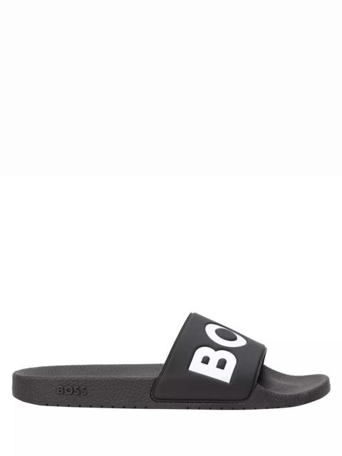 BOSS Men's Aryeh Black Slide Sandals