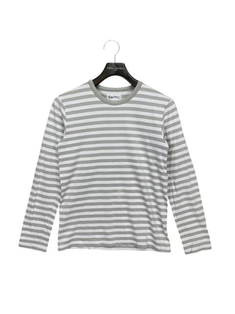 Other Designers agnes b. - Agnes b x biotop striped tshirt longsleeve kurt cobian style