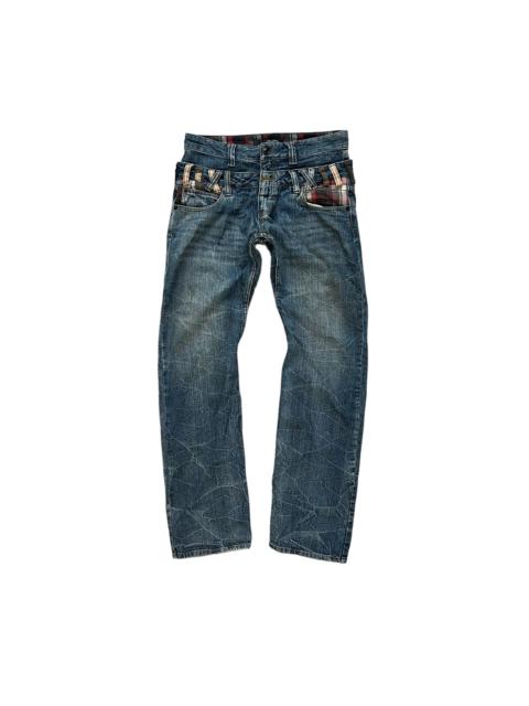 Japanese Brand - DOMINATE Handcraft Jeans Double Waist Denim Pant #9108-57