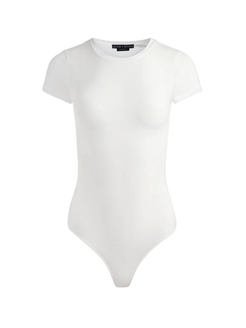 Alice + Olivia HOTTIE SHORT SLEEVE BODYSUIT