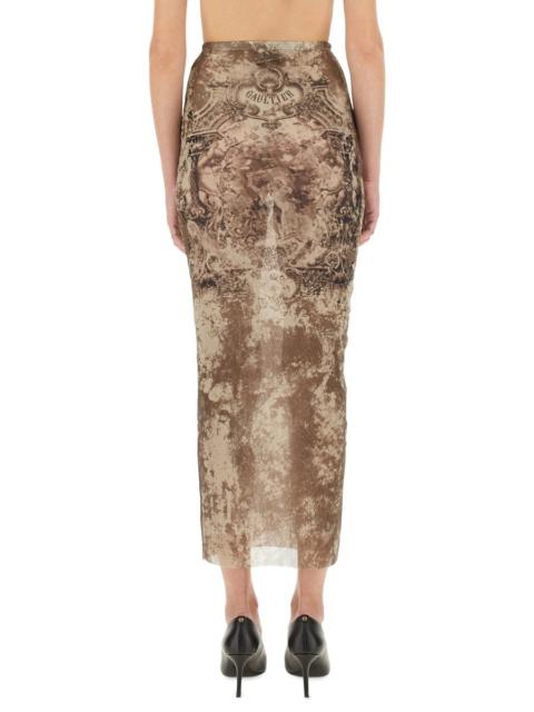 Jean Paul Gaultier Women Long "Médaillon" Skirt