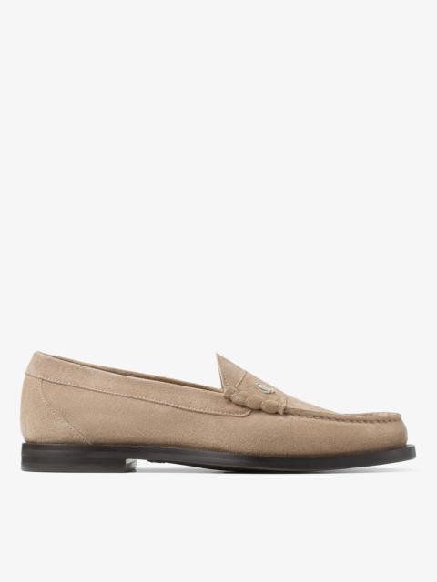 JIMMY CHOO Ethan Loafer
Stone Velvet Suede Loafer