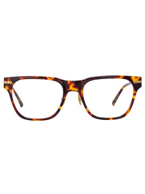 LINDA FARROW COVE OPTICAL D-FRAME IN TORTOISESHELL (ASIAN FIT)
