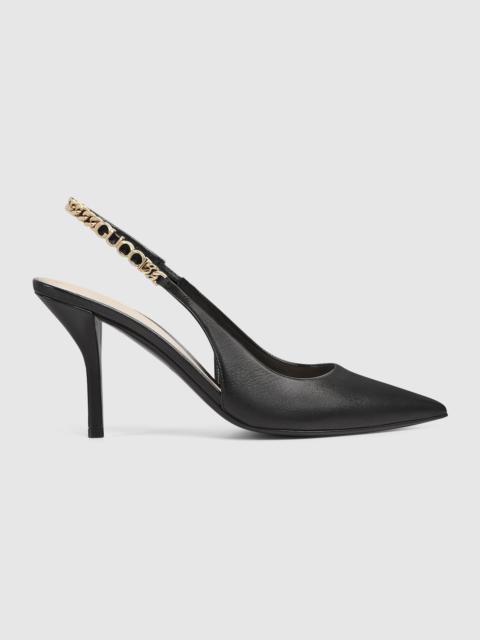 GUCCI Gucci Signoria Slingback Pumps