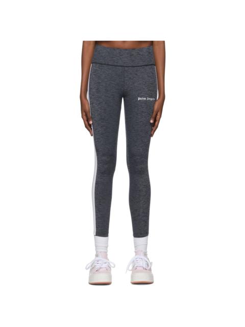 Palm Angels Gray Nylon Track Pants