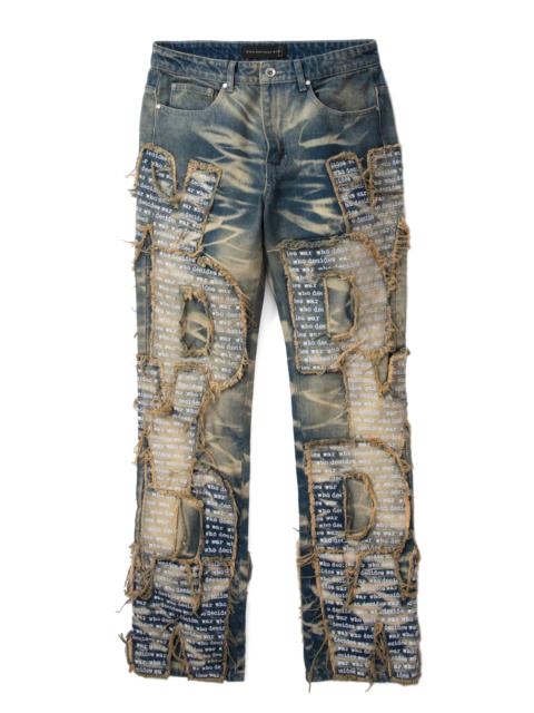WHO DECIDES WAR WDW OVERLAY DENIM
