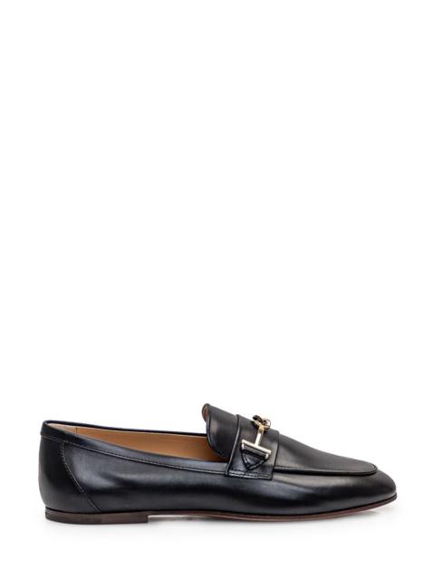 TOD'S LEATHER MOCCASIN