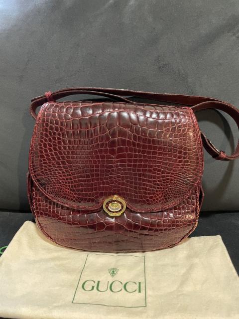 GUCCI Gucci Croco Glossy Bag