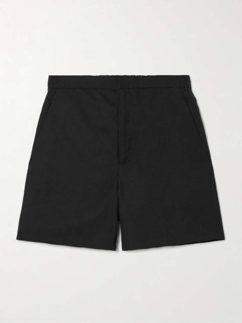 Simai twill shorts Black