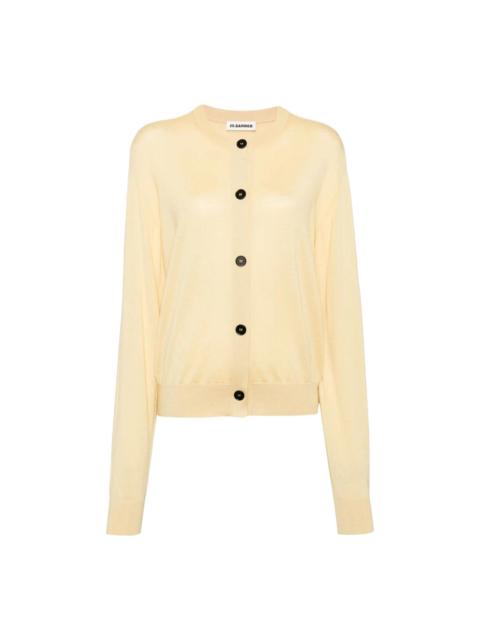 Jil Sander Superfine Crew Neck Cardigan