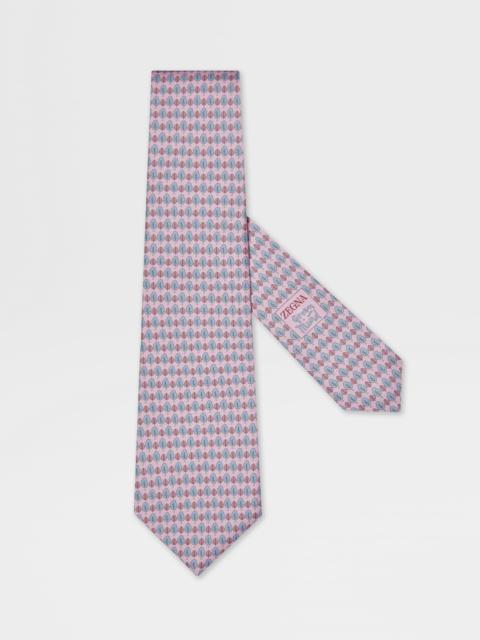 ZEGNA LIGHT PINK SILK TIE