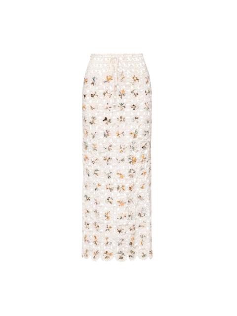 Agua by Agua Bendita Arroyo Caracola Maxi Skirt