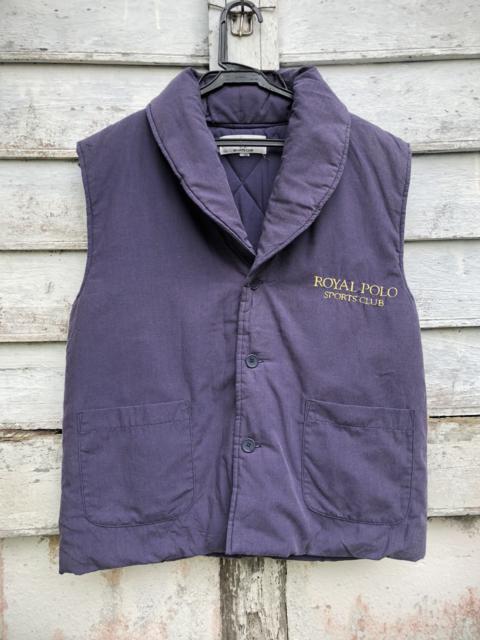 Other Designers Vintage - Vintage Royal Polo Sport Club Padded Vest