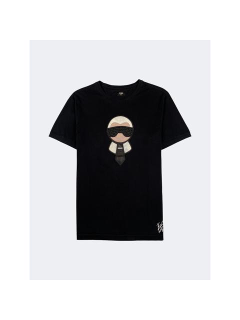 FENDI Karl Loves Fendi Studded T-Shirt