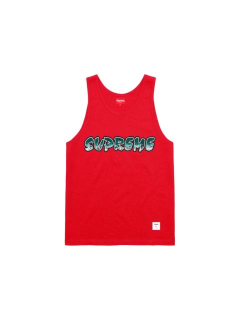 Supreme Supreme Splatter Tank Top Red