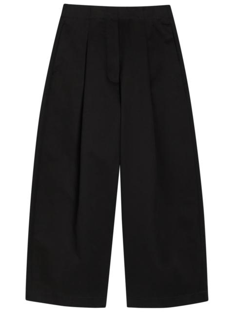 Studio Nicholson Studio Nicholson Peached Wide-leg Cotton-twill Trousers